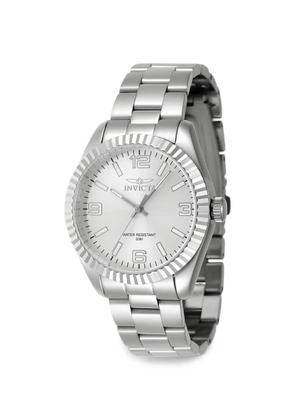 Invicta Specialty 36mm fluted bezel watch - Silver