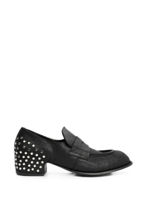 Épice Thelma rivet-embellished loafers - Black