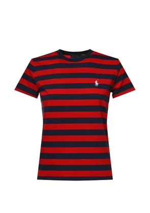 Polo Ralph Lauren striped logo-embroidered T-shirt