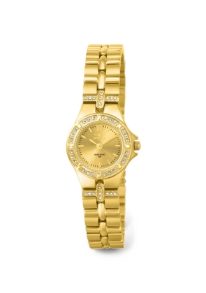 Invicta Wildflower 21.5mm crystal-embellished watch - Gold