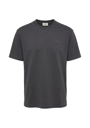 Autry logo-embroidered cotton T-shirt - Grey
