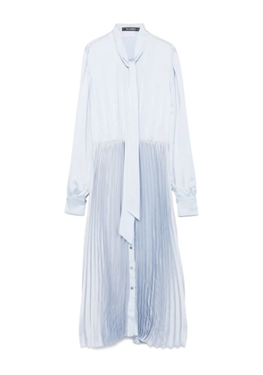 Karl Lagerfeld satin midi dress - Blue