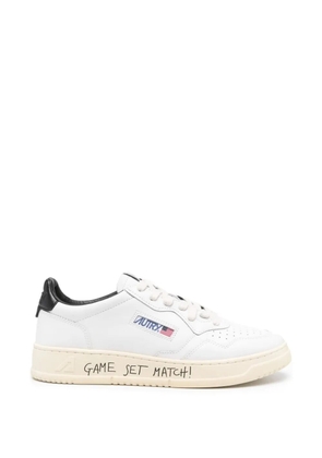 Autry Medalist perforated leather sneakers - White