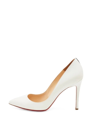 Christian Louboutin Pre-Owned Pigalle pointed-toe heeled pumps - White