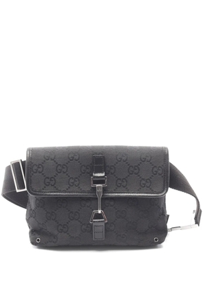 Gucci Pre-Owned 00s GG canvas belt bag - Black
