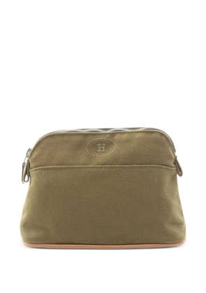 Hermès Pre-Owned 2000s Bolide canvas pouch - Green