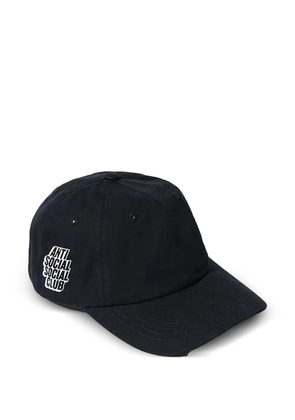 Anti Social Social Club logo-print baseball cap - Black