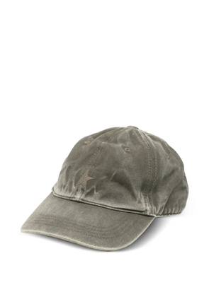 Golden Goose star-embroidered baseball cap - Green