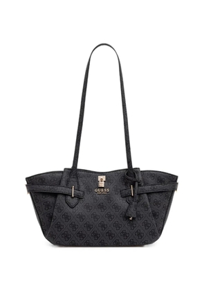 GUESS USA Yesba monogram-pattern tote bag - Black