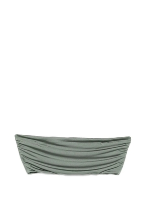 MOUTAKI ruched bikini top - Green