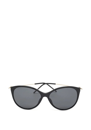 Gucci Pre-Owned butterfly-frame sunglasses - Black