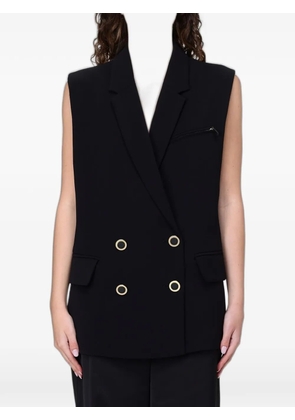 Armani Exchange double-breasted waistcoat - Black