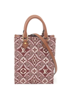 Louis Vuitton Pre-Owned Petit Sac Plat Monogram jacquard tote bag - Red