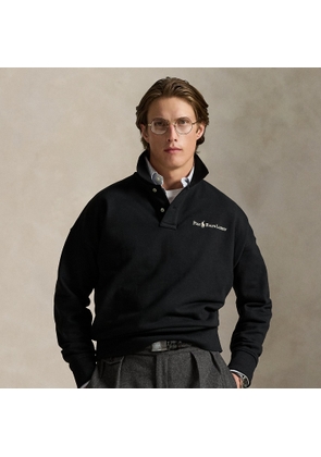 Relaxed Fit Logo Collared Sweatshirt