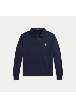 Loopback Fleece Collared Sweatshirt