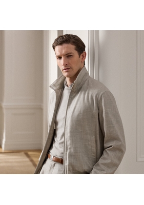 Felton Cashmere-Silk Flight Jacket