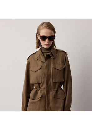 Milton Cashmere-Linen Field Jacket