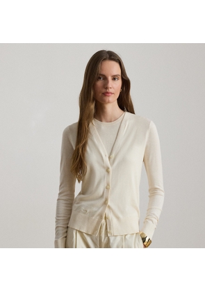 Cotton-Modal V-Neck Cardigan