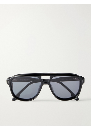 Jacques Marie Mage - Leonard Aviator-Style Acetate Sunglasses - Men - Black