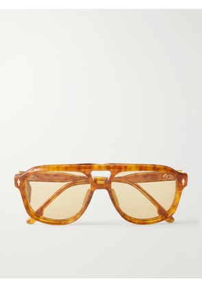 Jacques Marie Mage - Leonard Aviator-Style Tortoiseshell Acetate Sunglasses - Men - Tortoiseshell
