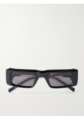 Jacques Marie Mage - Rimbaud Square-Frame Acetate Sunglasses - Men - Black