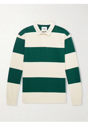 Drake's - Stripe Cotton-Jersey Polo Shirt - Men - Neutrals - S