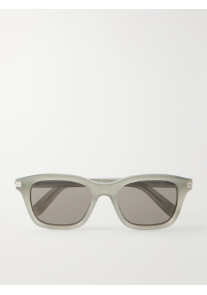 Zegna - Square-Frame Acetate Sunglasses - Men - Gray