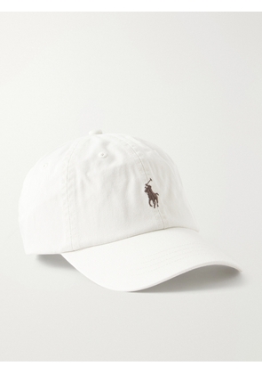 Polo Ralph Lauren - Logo-Embroidered Cotton-Twill Baseball Cap - Men - White