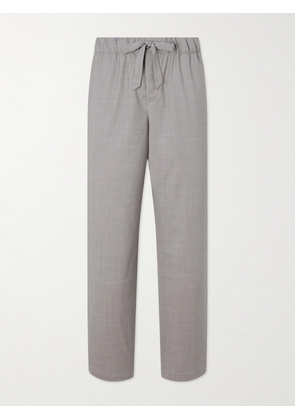 Frescobol Carioca - Luan Straight-Leg Wool Drawstring Trousers - Men - Gray - S