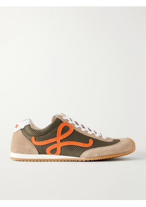 LOEWE - Bellet Runner Mesh Low Top Sneaker - Men - Green - EU 40