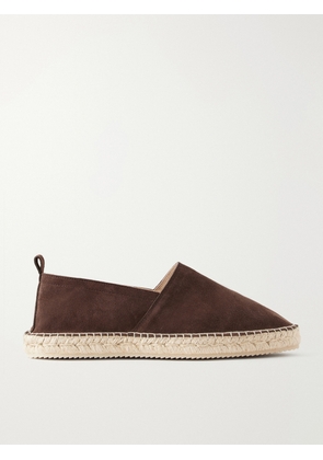 Frescobol Carioca - Helio Suede Espadrilles - Men - Brown - EU 41