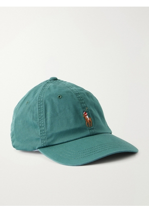 Polo Ralph Lauren - Logo-Embroidered Cotton-Blend Twill Baseball Cap - Men - Green