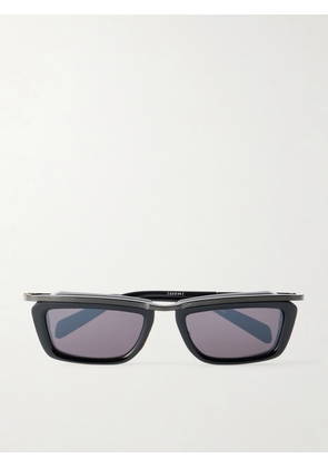 Jacques Marie Mage - Haider Ackermann Melchior Square Frame Sunglasses - Men - Black
