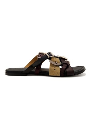 Strappy leather sandals