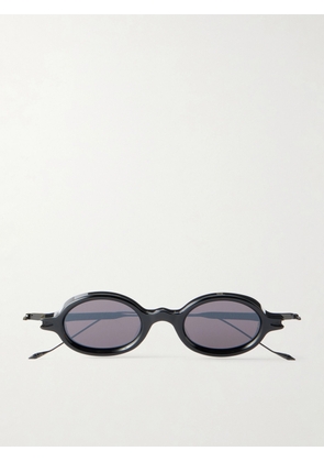 Jacques Marie Mage - Haider Ackermann Melchior Round Frame Sunglasses - Men - Black