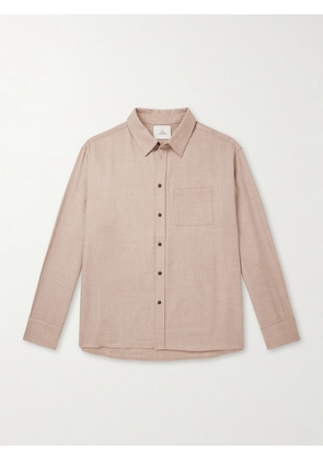 The Elder Statesman - Wool and Cashmere-Blend Shirt - Men - Neutrals - S