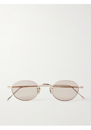 Auralee - Eyevan Round-Frame Titanium Sunglasses - Men - Gold