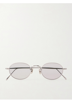 Auralee - Eyevan Round-Frame Titanium Sunglasses - Men - Silver