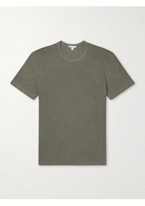 James Perse - Combed Cotton-Jersey T-Shirt - Men - Green - 1