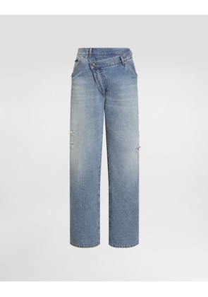 Dolce & Gabbana Denim Trousers - Man Denim Multi-colored 48