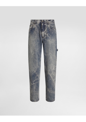 Dolce & Gabbana Denim Trousers - Man Denim Multi-colored 46
