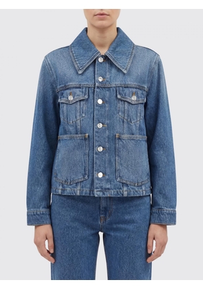 GANNI Jacket Woman color Blue