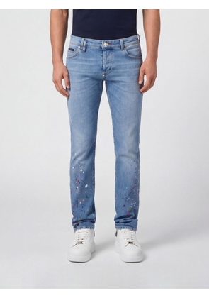 PHILIPP PLEIN Jeans Men color Denim