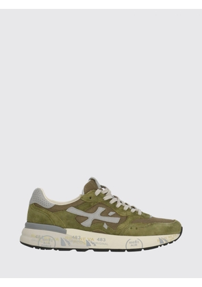 PREMIATA Mick Used Suede and Mesh Sneakers