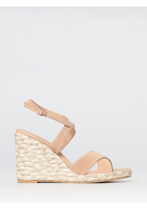 STUART WEITZMAN Suede High Wedge Ankle-Strap Sandals