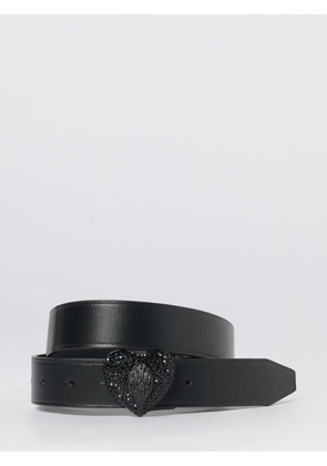 KURT GEIGER LONDON Eagle Leather Belt with Jewelled Buckle