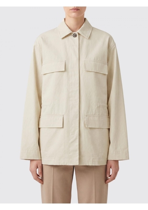 TOTEME Organic Cotton Shirt Jacket with Dropped Shoulders