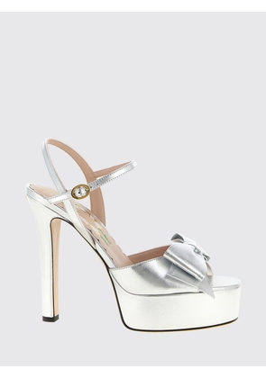 VALENTINO GARAVANI Heeled Sandal Woman color Silver