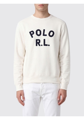 POLO RALPH LAUREN Crewneck Cotton-Blend Sweatshirt with Contrast Logo