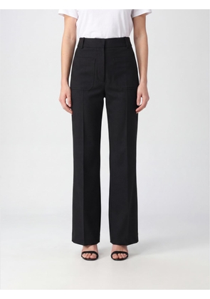 VICTORIA VICTORIA BECKHAM Alina High-Waisted Wide-Leg Wool-Blend Trousers